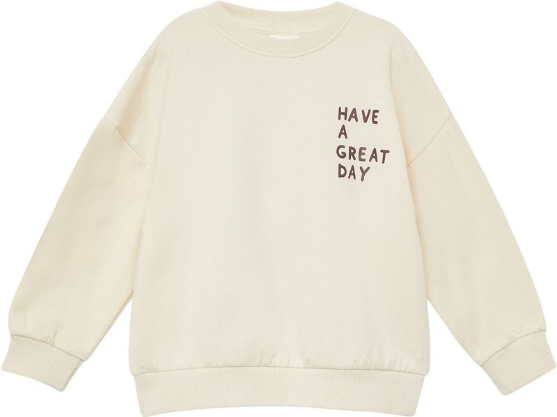 Sweater - Oversized - Met Opdruk - Geborsteld - Zacht - Voor Kinderen