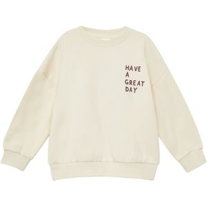 Sweater - Oversized - Met Opdruk - Geborsteld - Zacht - Voor Kinderen
