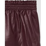 Rok - Imitatieleer - A-lijn - Voor Kinderen - Met Ruches en Plooien