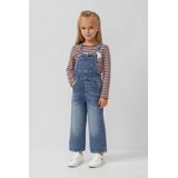 Denim - Tuinbroek - Relaxed-fit - Katoenen - Used Effect