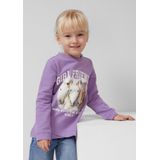 Sweatshirt - A-lijn - Met Glansprint - Zacht - Lange Mouwen