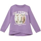 Sweatshirt - A-lijn - Met Glansprint - Zacht - Lange Mouwen