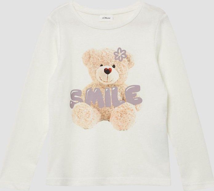 T-shirt - Lange Mouwen - Zacht Katoen - Fotoprint - Normale Pasvorm