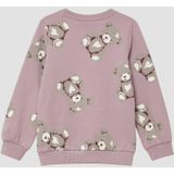 Sweatshirt - Katoenmix - Met All-over Print - Knusse Geborstelde Binnenkant