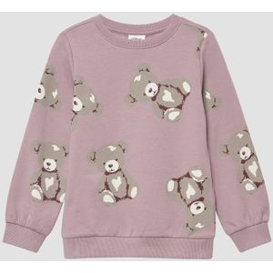 Sweatshirt - Katoenmix - Met All-over Print - Knusse Geborstelde Binnenkant