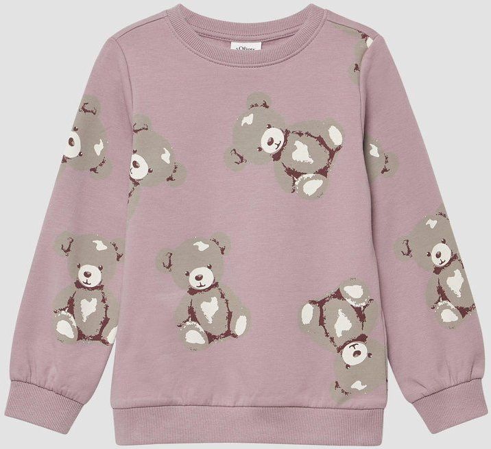 Sweatshirt - Katoenmix - Met All-over Print - Knusse Geborstelde Binnenkant