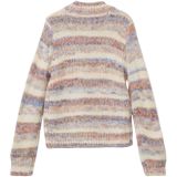 Gebreide Trui - Gestreept - Losse Pasvorm - Ronde Hals - Wijde Mouwen