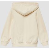 Sweatshirt - Glitter Kerstprint - Katoenmix - Met Gevoerde Capuchon