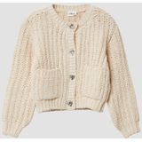 Vest - Cardigan - Losvallend - Met Hartvormige Metalen Knopen