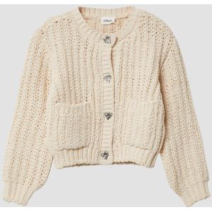 Vest - Cardigan - Losvallend - Met Hartvormige Metalen Knopen