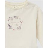 T-shirt - Jersey Top - Lange Mouwen - Glitterprint