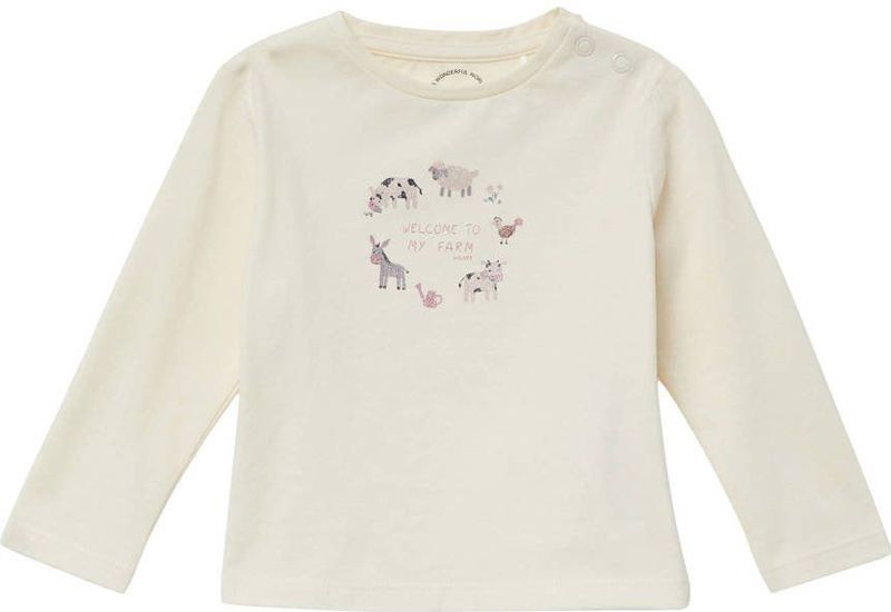 T-shirt - Jersey Top - Lange Mouwen - Glitterprint