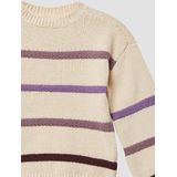 s.Oliver gestreepte trui ecru gebreid
