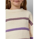 s.Oliver gestreepte trui ecru gebreid