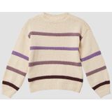 s.Oliver gestreepte trui ecru gebreid