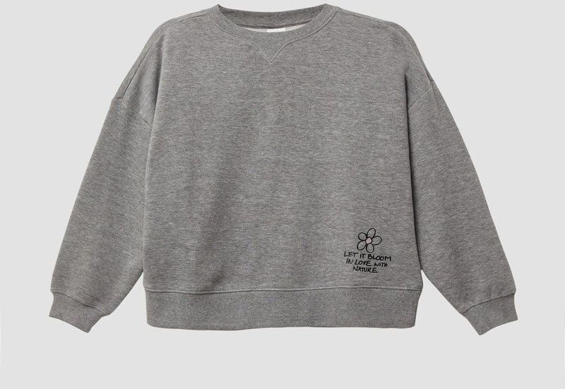 Sweatshirt - Zacht - Oversized Pasvorm - Met Subtiele Print