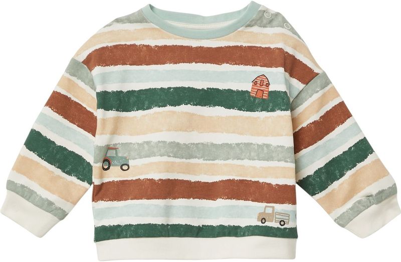 Sweatshirt - All-over Print - Comfortabele Losse Pasvorm