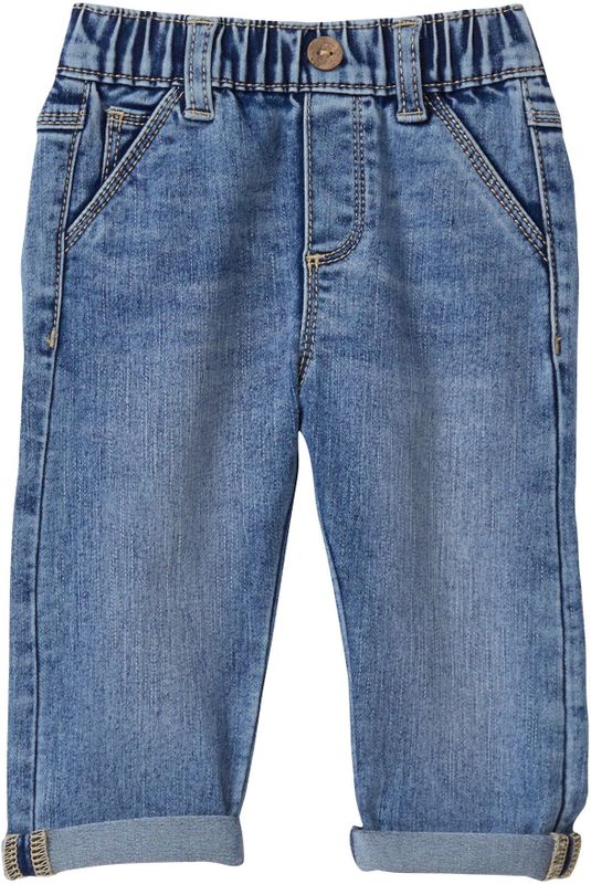 Jeans - Uniseks - Gewassen Effect - Normale Pasvorm - Comfortabele Tailleband