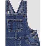 Denim Tuinbroek - Gewassen Afwerking - 5-Pocket Ontwerp - Relaxte Pasvorm