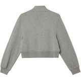 Sweatshirt - Cropped - Met Opstaande Kraag - Zacht - Geribde Boorden