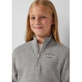 Sweatshirt - Cropped - Met Opstaande Kraag - Zacht - Geribde Boorden