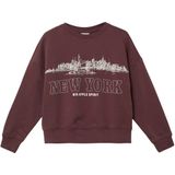 Sweatshirt - Oversized - Met Opvallende Print - Geborstelde Binnenkant - Boxy Fit