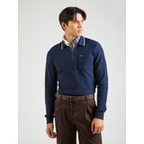s.Oliver - Shirt - Navy - Lange Mouw - Polokraag