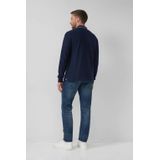 s.Oliver - Shirt - Navy - Lange Mouw - Polokraag