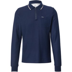s.Oliver - Shirt - Navy - Lange Mouw - Polokraag