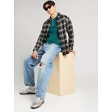 s.Oliver - Henleyshirt - Bottle Green - Lange Mouwen - 3-knoopsmodel