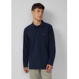 s.Oliver - Poloshirt - Navy - Lange Mouwen - Geborduurd Logo
