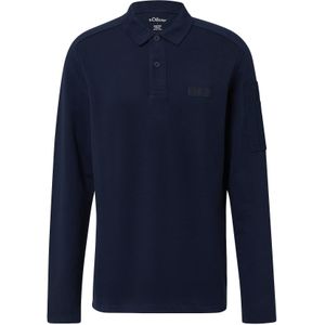 s.Oliver - Poloshirt - Navy - Lange Mouwen - Geborduurd Logo