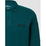 s.Oliver - Shirt - Petrol/Zwart - Poloshirt