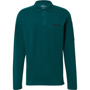 s.Oliver - Shirt - Petrol/Zwart - Poloshirt