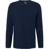 s.Oliver - Shirt - Donkerblauw - Lange Mouw - Normale Pasvorm