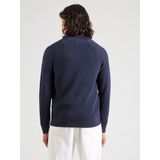 s.Oliver - Schipperstrui - Navy - Zonder Capuchon - Ritssluiting