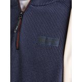 s.Oliver - Schipperstrui - Navy - Zonder Capuchon - Ritssluiting