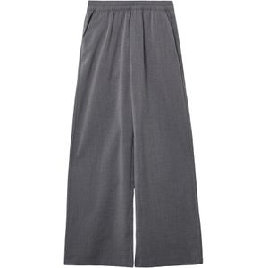 Broek - Wijde Pijpen - Hoge Elastische Tailleband - Met Zijzakken