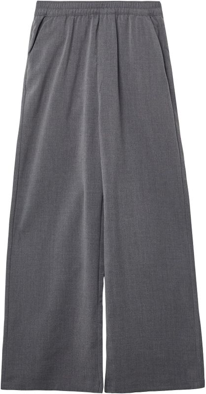 Broek - Wijde Pijpen - Hoge Elastische Tailleband - Met Zijzakken