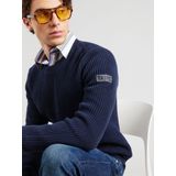 s.Oliver - Gebreide Trui - Navy - Regular Fit