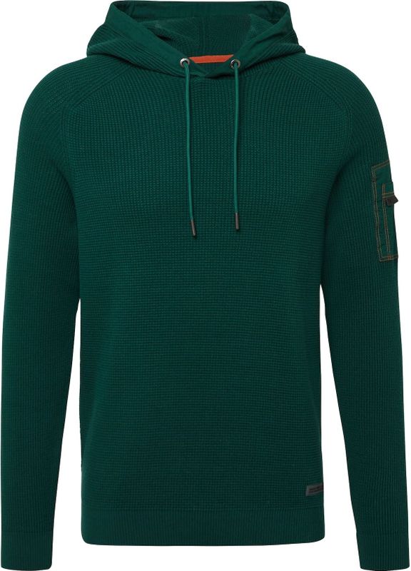 Hoodie - Gebreid - Met Raglanmouwen - Uniek Mouwzak en Koorddetail