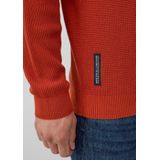 Gebreide Trui - Mustermix - Raglanmouwen - Met Borstzak en Drukknop