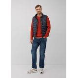 Gebreide Trui - Mustermix - Raglanmouwen - Met Borstzak en Drukknop