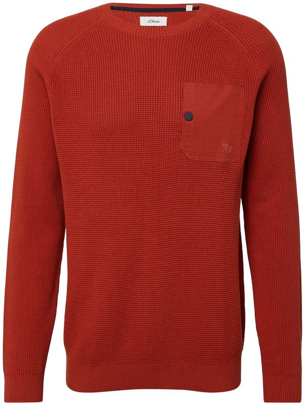 Gebreide Trui - Mustermix - Raglanmouwen - Met Borstzak en Drukknop