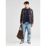 Gebreide Trui - Mustermix - Raglanmouwen - Rippbündchen - Met Borstzak en Drukknop