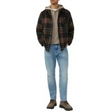 s.Oliver - Gebreide Trui - DARK STONE BEIGE - Met Capuchon