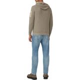 s.Oliver - Gebreide Trui - DARK STONE BEIGE - Met Capuchon