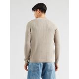 Gebreide Trui - Mustermix - Raglanärmels - Met Borstzak en Drukknop