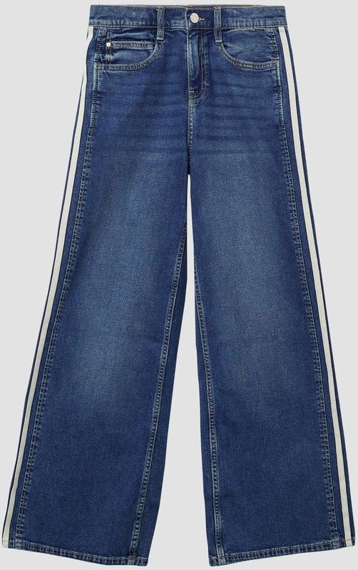 s.Oliver - Jeans - Wijd Model - Voor Kinderen - 5-Pocket Ontwerp - Used Effect