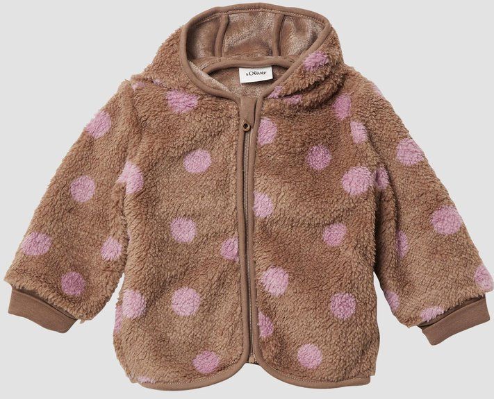 Binnen-Jacke - Knusse Pluchen Teddy Jas - Unisex - Met Ritssluiting en Capuchon